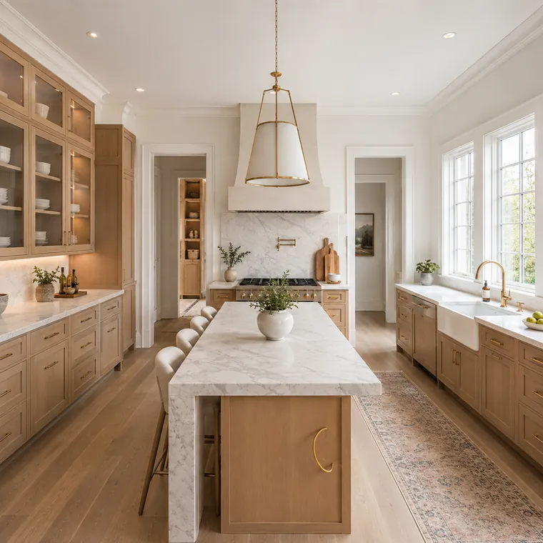 Finished luxury kitchen concept