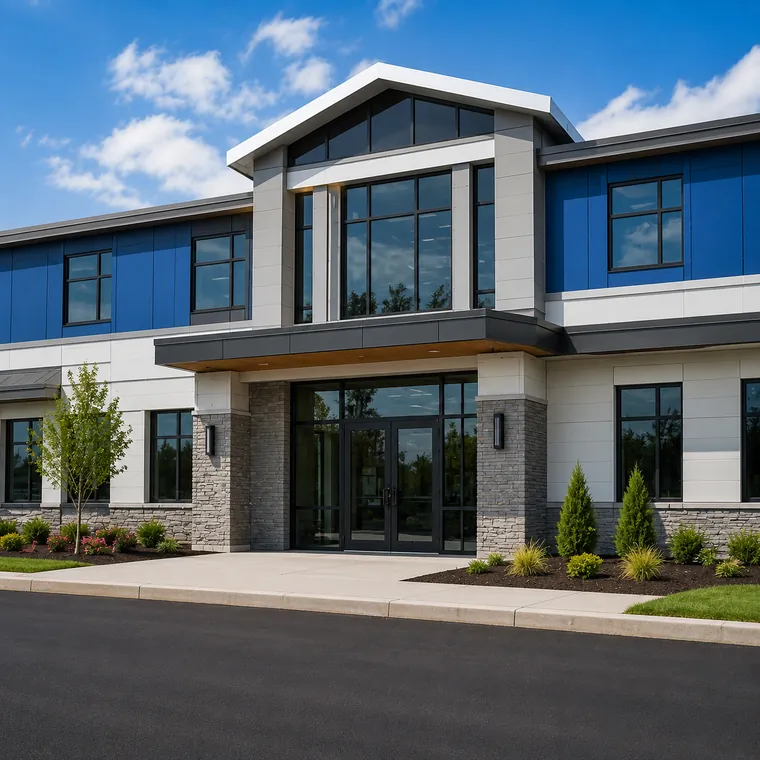 Finished commercial exterior concept
