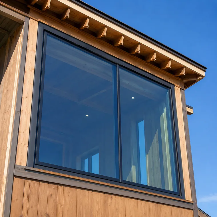 Finished architectural glazing concept